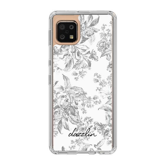 Slim Protection Case［ dazzlin - ToneFlower - Gray ］