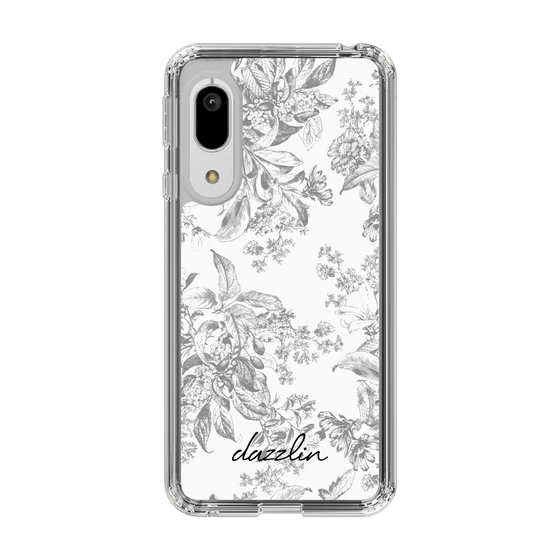 Slim Protection Case［ dazzlin - ToneFlower - Gray ］