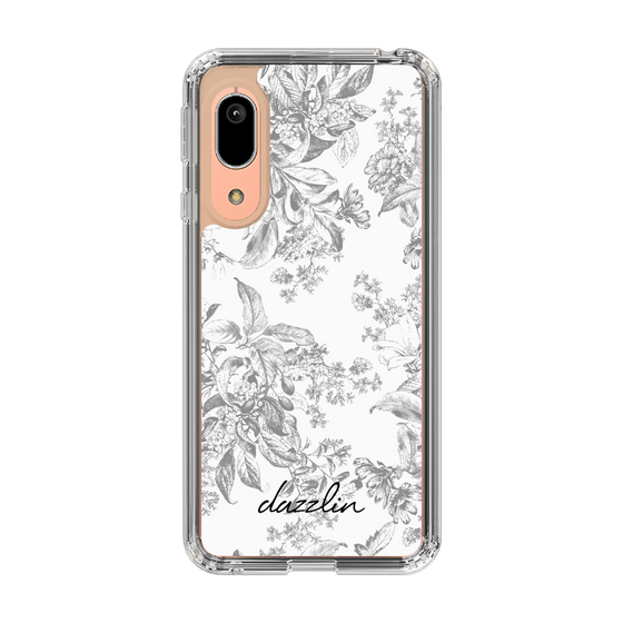 Slim Protection Case［ dazzlin - ToneFlower - Gray ］