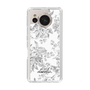 Slim Protection Case［ dazzlin - ToneFlower - Gray ］