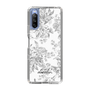 Slim Protection Case［ dazzlin - ToneFlower - Gray ］
