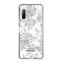 Slim Protection Case［ dazzlin - ToneFlower - Gray ］