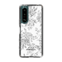 Slim Protection Case［ dazzlin - ToneFlower - Gray ］