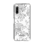 Slim Protection Case［ dazzlin - ToneFlower - Gray ］