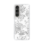 Slim Protection Case［ dazzlin - ToneFlower - Gray ］