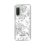 Slim Protection Case［ dazzlin - ToneFlower - Gray ］