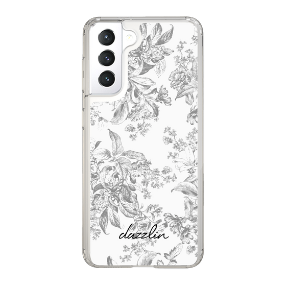 Slim Protection Case［ dazzlin - ToneFlower - Gray ］