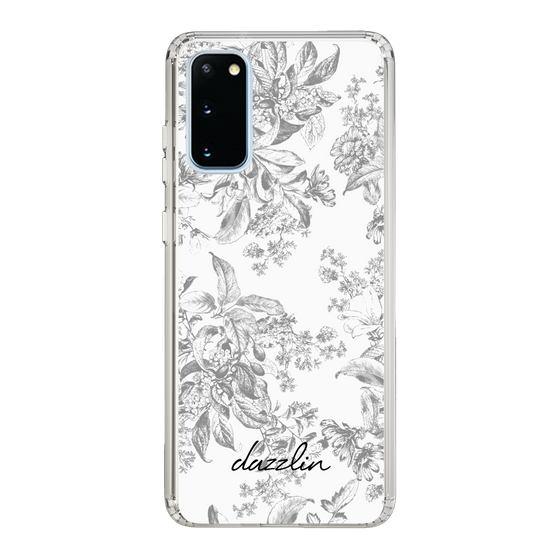 Slim Protection Case［ dazzlin - ToneFlower - Gray ］