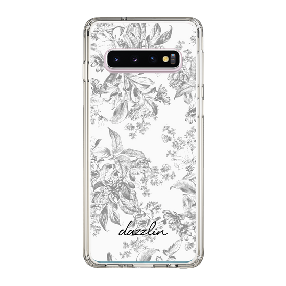 Slim Protection Case［ dazzlin - ToneFlower - Gray ］