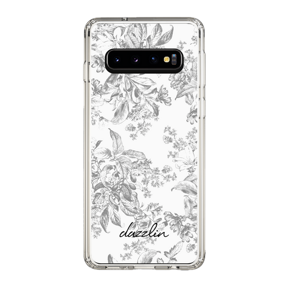 Slim Protection Case［ dazzlin - ToneFlower - Gray ］