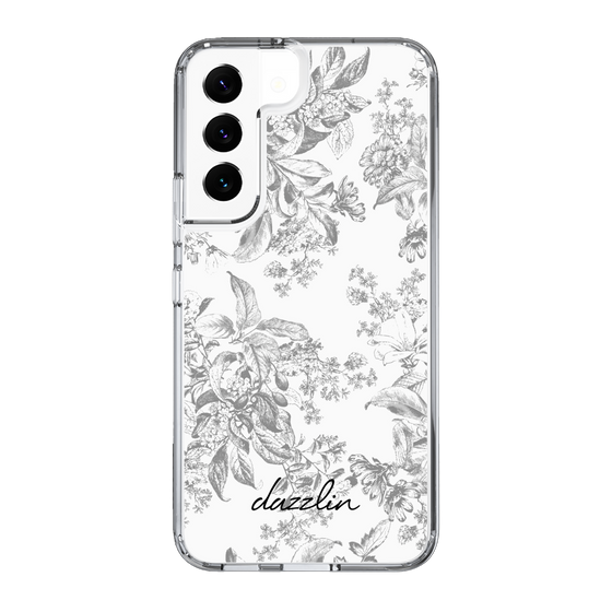 Slim Protection Case［ dazzlin - ToneFlower - Gray ］