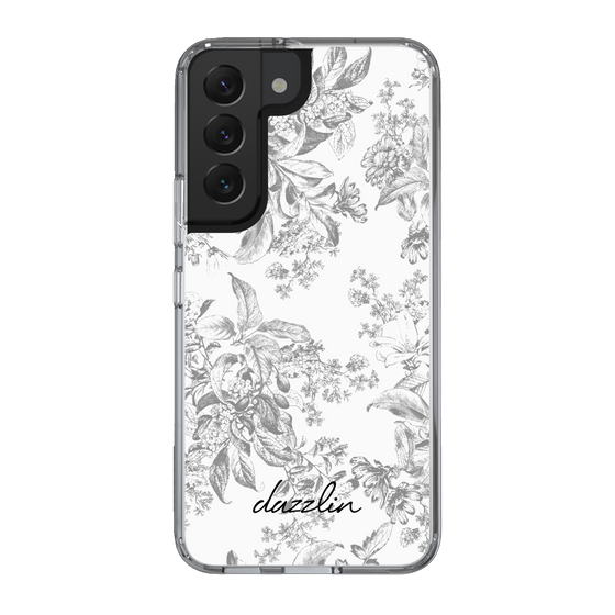 Slim Protection Case［ dazzlin - ToneFlower - Gray ］