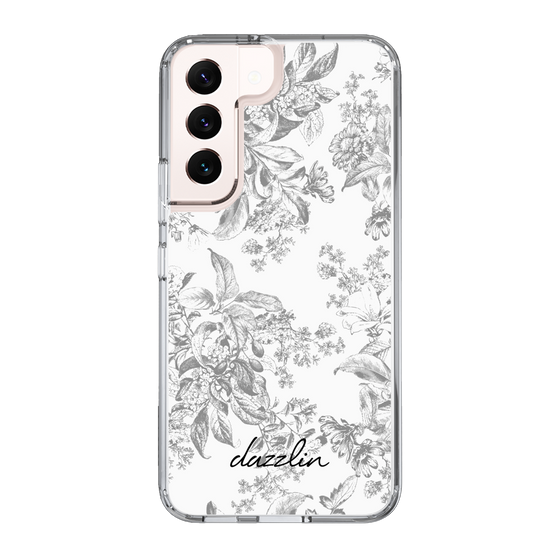 Slim Protection Case［ dazzlin - ToneFlower - Gray ］