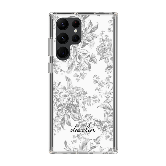 Slim Protection Case［ dazzlin - ToneFlower - Gray ］