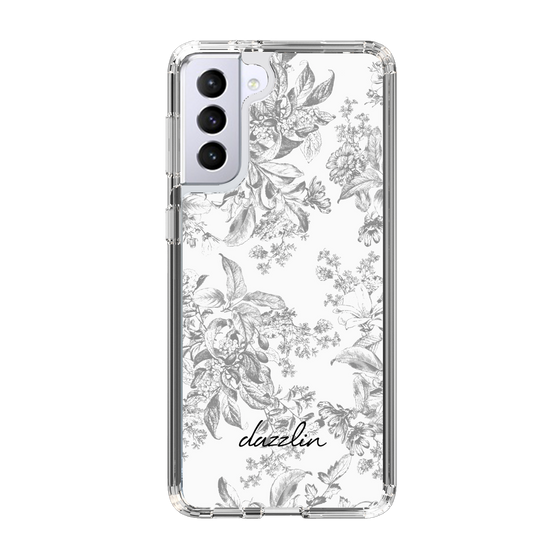 Slim Protection Case［ dazzlin - ToneFlower - Gray ］