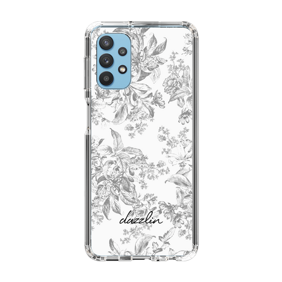 Slim Protection Case［ dazzlin - ToneFlower - Gray ］