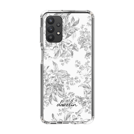 Slim Protection Case［ dazzlin - ToneFlower - Gray ］
