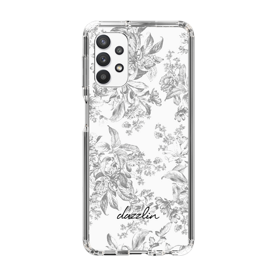 Slim Protection Case［ dazzlin - ToneFlower - Gray ］