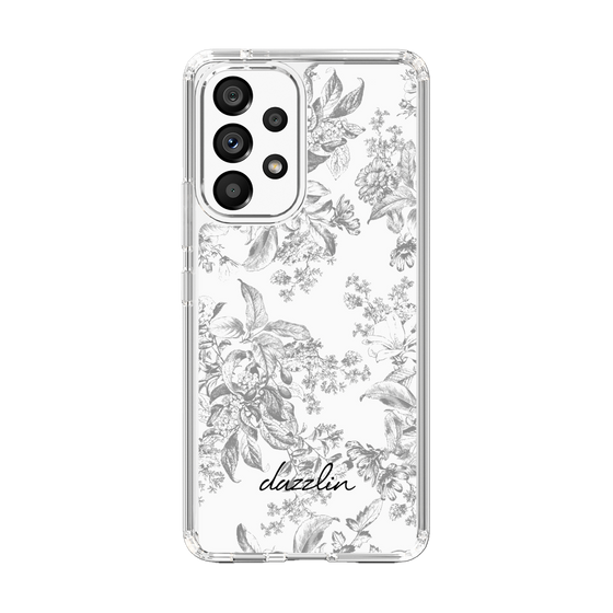Slim Protection Case［ dazzlin - ToneFlower - Gray ］