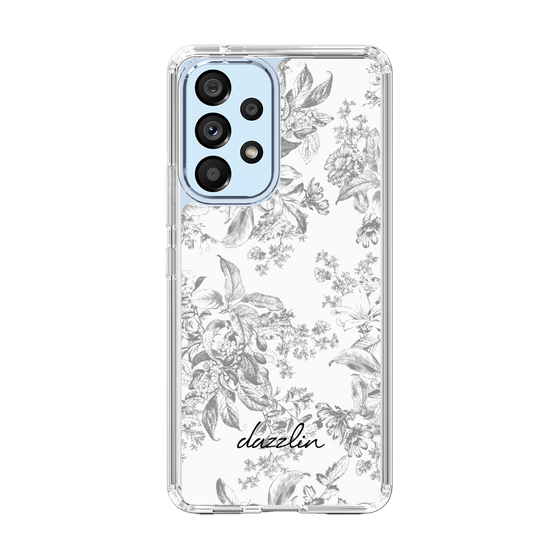 Slim Protection Case［ dazzlin - ToneFlower - Gray ］