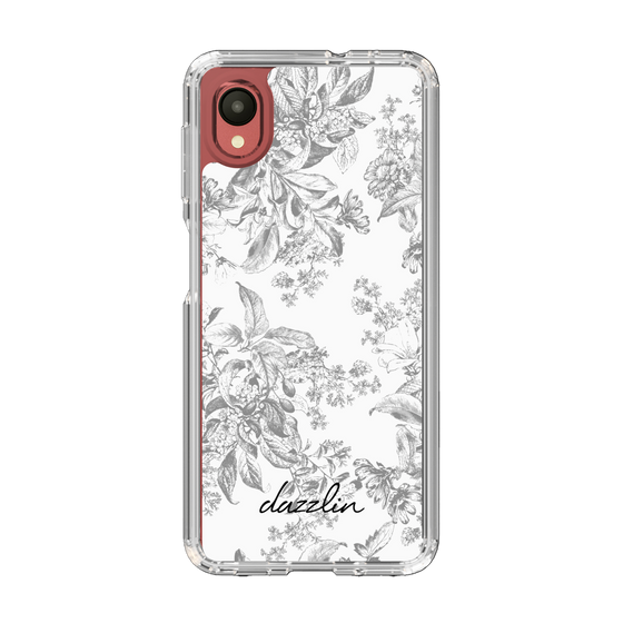 Slim Protection Case［ dazzlin - ToneFlower - Gray ］