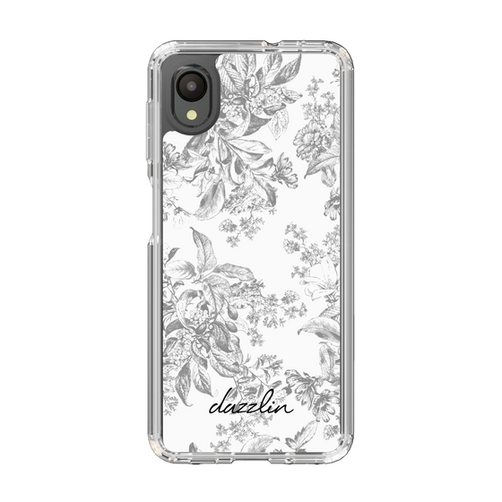 Slim Protection Case［ dazzlin - ToneFlower - Gray ］