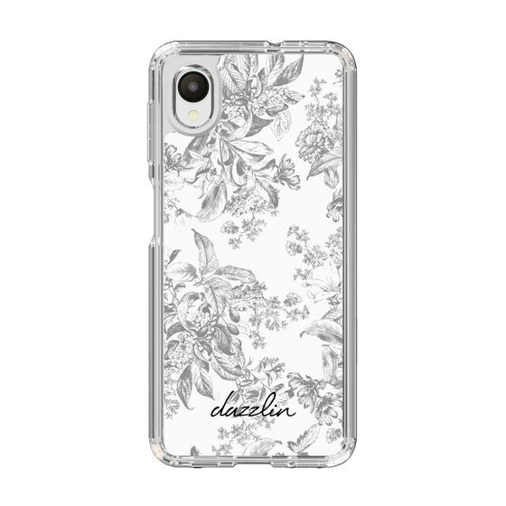 Slim Protection Case［ dazzlin - ToneFlower - Gray ］