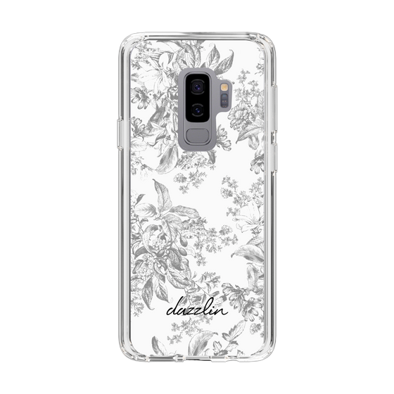 Slim Protection Case［ dazzlin - ToneFlower - Gray ］