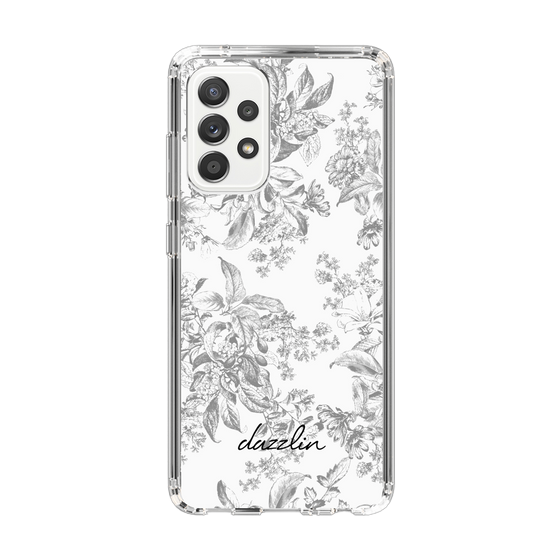 Slim Protection Case［ dazzlin - ToneFlower - Gray ］