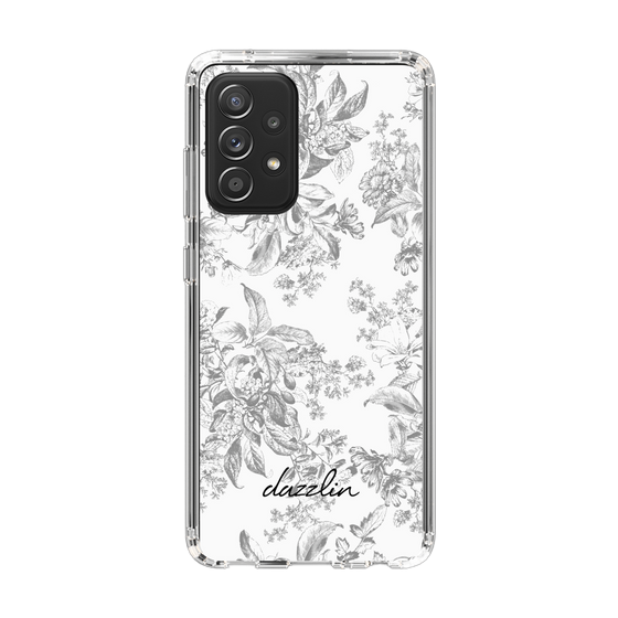 Slim Protection Case［ dazzlin - ToneFlower - Gray ］