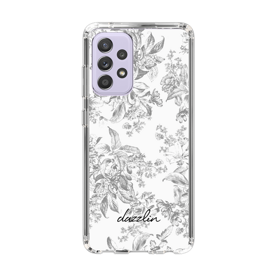 Slim Protection Case［ dazzlin - ToneFlower - Gray ］