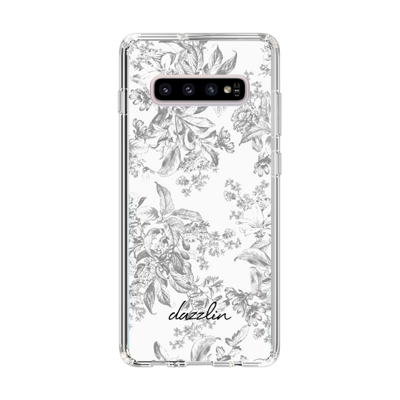 Slim Protection Case［ dazzlin - ToneFlower - Gray ］