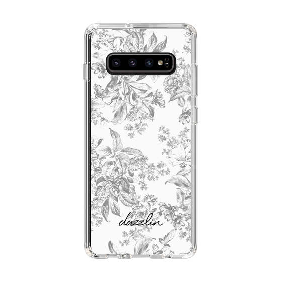 Slim Protection Case［ dazzlin - ToneFlower - Gray ］