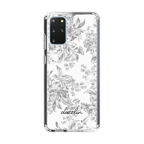 Slim Protection Case［ dazzlin - ToneFlower - Gray ］