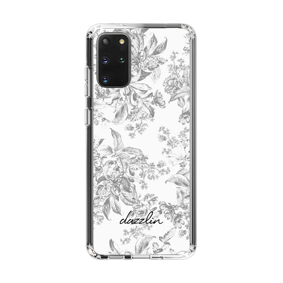 Slim Protection Case［ dazzlin - ToneFlower - Gray ］