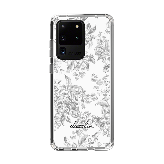 Slim Protection Case［ dazzlin - ToneFlower - Gray ］