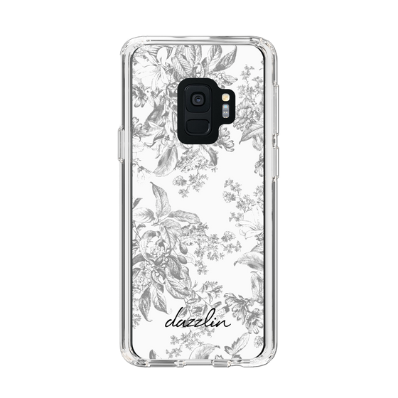 Slim Protection Case［ dazzlin - ToneFlower - Gray ］