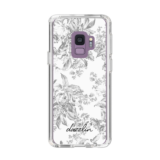 Slim Protection Case［ dazzlin - ToneFlower - Gray ］