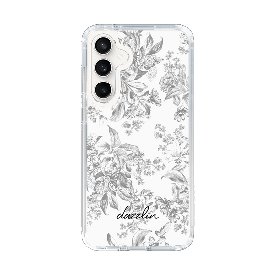 Slim Protection Case［ dazzlin - ToneFlower - Gray ］