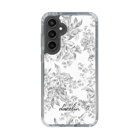 Slim Protection Case［ dazzlin - ToneFlower - Gray ］