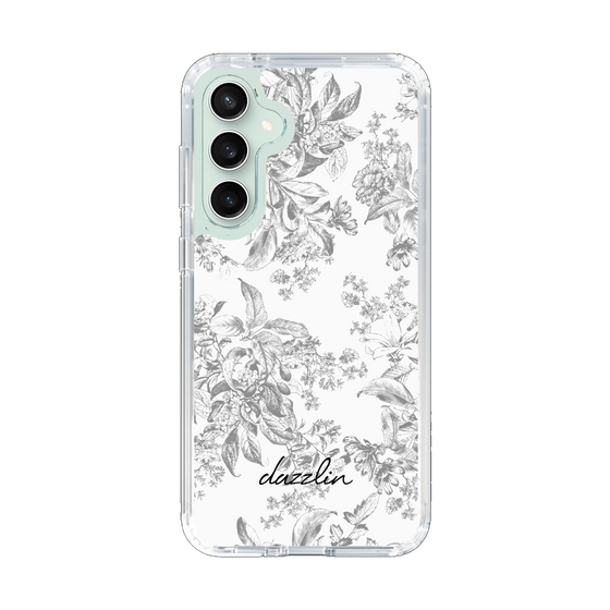 Slim Protection Case［ dazzlin - ToneFlower - Gray ］