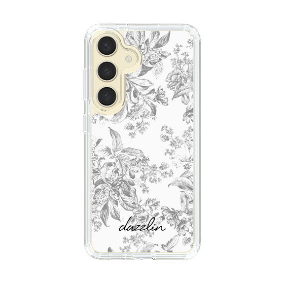 Slim Protection Case［ dazzlin - ToneFlower - Gray ］
