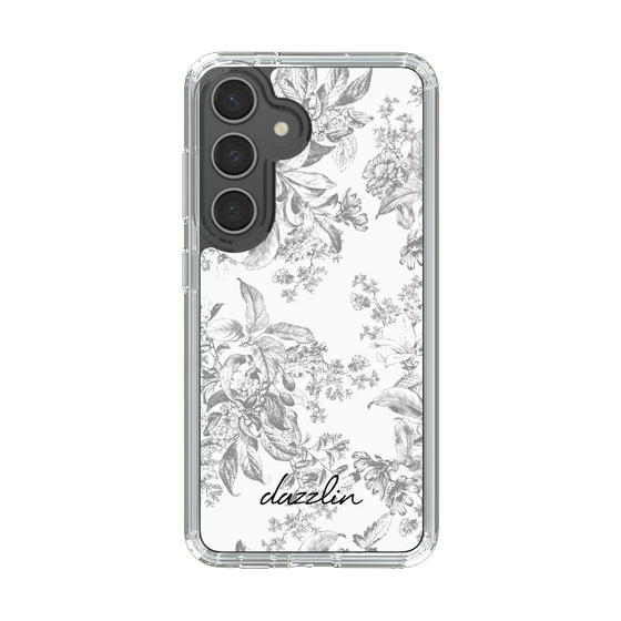 Slim Protection Case［ dazzlin - ToneFlower - Gray ］