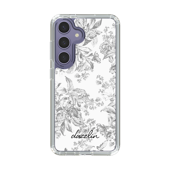 Slim Protection Case［ dazzlin - ToneFlower - Gray ］
