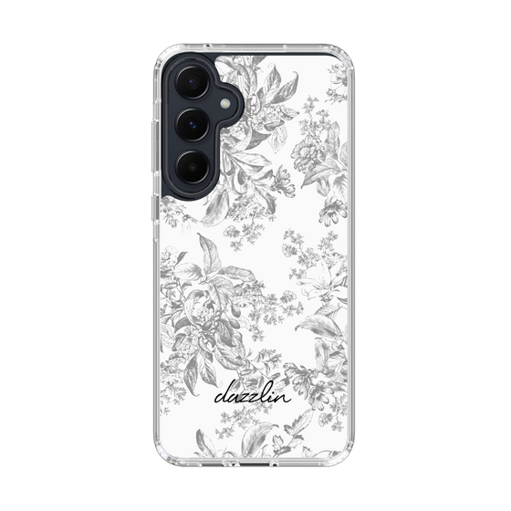Slim Protection Case［ dazzlin - ToneFlower - Gray ］