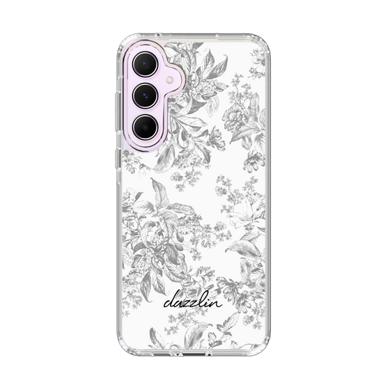 Slim Protection Case［ dazzlin - ToneFlower - Gray ］