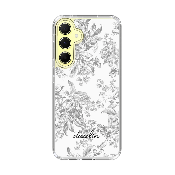 Slim Protection Case［ dazzlin - ToneFlower - Gray ］