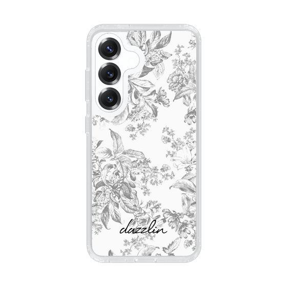 Slim Protection Case［ dazzlin - ToneFlower - Gray ］