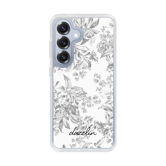 Slim Protection Case［ dazzlin - ToneFlower - Gray ］