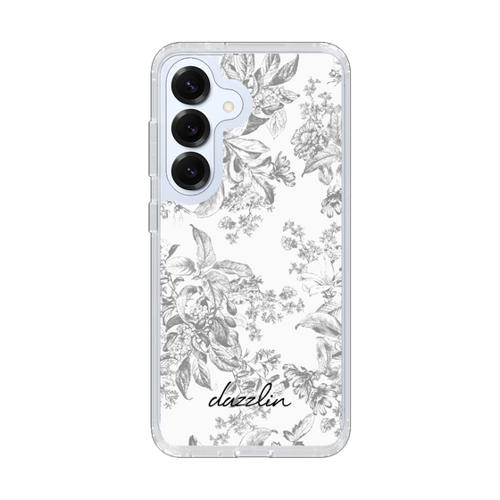 Slim Protection Case［ dazzlin - ToneFlower - Gray ］